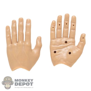 Hands: DamToys Mens Bendy Hands (Lighter Tone)