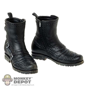 Shoes: DamToys Mens Molded Motorcycle Boots