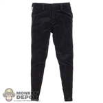 Pants: DamToys Mens Black Textured Trousers