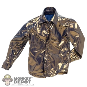 Shirt: DamToys Mens Golden Metallic Long Sleeve Shirt