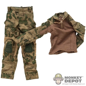 Uniform: DamToys Mens Combat Shirt and Pants (Camo)