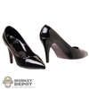 Shoes: DamToys Female Molded Black High Heels