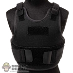 Vest: Dam Toys Mens Black Bulletproof Vest