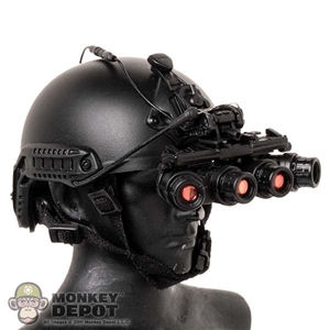 Helmet: DamToys Mens Tactical Helmet w/ Ground Panoramic NVG, Battery and Pouch