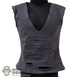 Shirt: DamToys Dark Gray Sleeveless V-Neck (Torn)