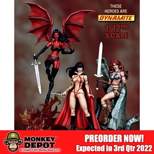 Executive Replicas 1/12th Vampirella, Red Sonja or Purgatori