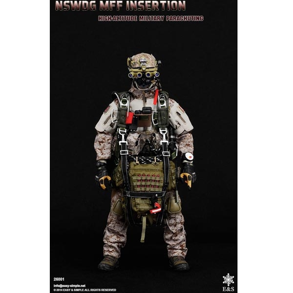 Monkey Depot - Boxed Figure: Easy & Simple NSWDG MFF Insertion -- High  Altitude Military Parachuting (ES-26001)