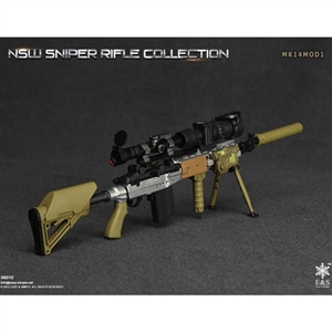 Rifle Set: Easy & Simple NSW Sniper Rifle MK14MOD1 (ES-06010E)