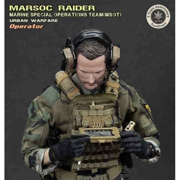 Boxed Figure: E&S MARSOC Raider Urban Warfare Operator 5th Ann. (ES-26027)