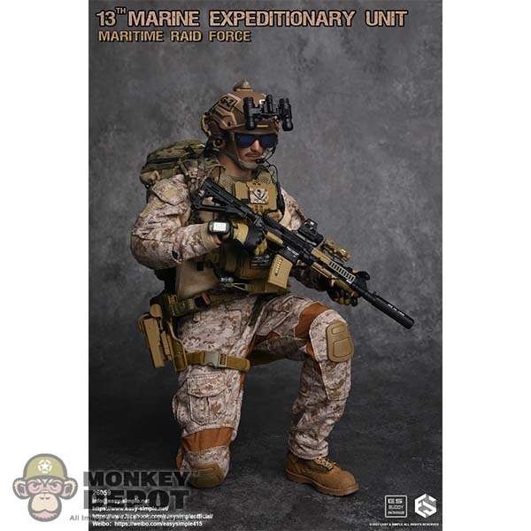 Boxed Figure: Easy Simple 13th Marine Expeditionary Unit Maritime Raid  Force (ES-26059)