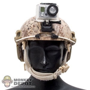 Helmet: Easy & Simple Desert FAST Base w/Go Pro Camera