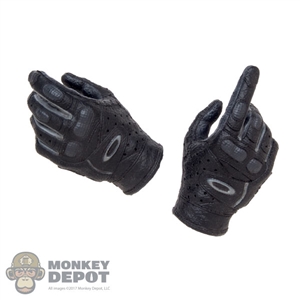 Hands: Easy & Simple Black Molded Tactical Gloves