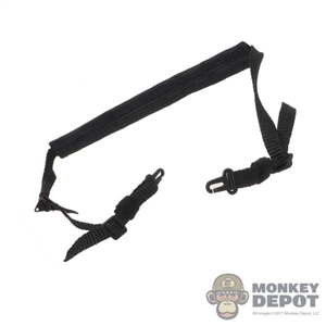 Sling: Easy & Simple Black Padded Rifle Sling