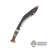 Knife: Easy Simple Khukuri w/Blood