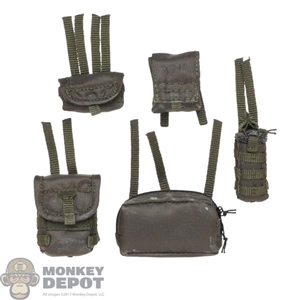 Pouch: Easy Simple 5 Piece Pouch Set (MOLLE)