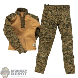 Uniform Easy Simple Mens MARPAT Woodland FROG Combat