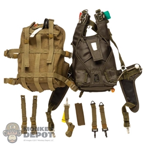 Pack: Easy Simple Parachutist Drop Bag w/Parachute System