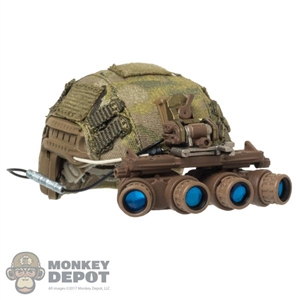 Helmet: Easy Simple Mens FAST Balistic High-Cut w/GPNVG-18 NVG  + Cover