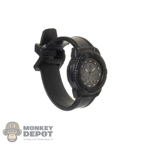 Watch: Easy Simple Mens Black Tactical Watch