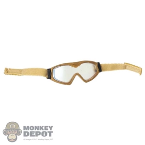 Mask: Easy Simple Mens Tan SI Assault Goggles
