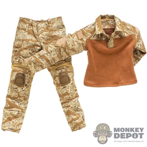 Uniform: Easy Simple Mens Desert Tiger Stripe Camo