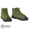 Shoes: Easy Simple Mens Green OTB Boots
