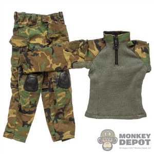 Uniform: Easy Simple Mens A9 Combat Uniform (Woodland)