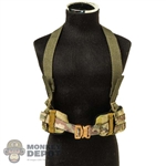 Belt: Easy Simple Mens Padded Belt w/Suspenders (Camo)