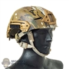 Helmet: Easy Simple Mens Carbon Helmet w/Rail Panels (Camo)