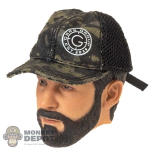 Hat: Easy Simple Mens Trucker Cap w/Logo (Camo)