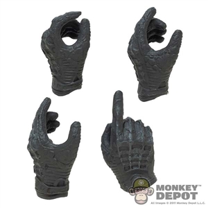 Hands: Easy Simple Mens Molded Fury Prime Glove Set (Grey)
