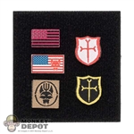 Insignia: Easy Simple 5 Piece Patch Set