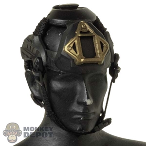 Helmet: Easy Simple Mens Black Skull Crusher