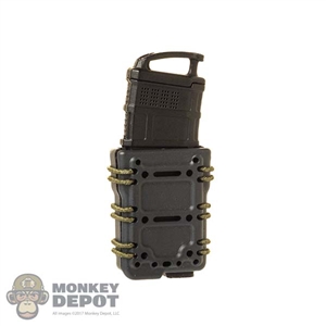 Holster: Easy Simple Black Hard Shell Mag Pouch w/Ammo