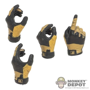 Hands: Easy Simple Mens Molded PIC Tactical Glove Set