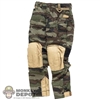 Pants: Easy Simple Mens Combat Pants (Camo)