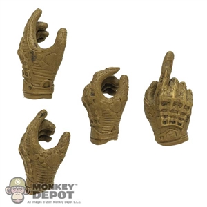 Hands: Easy Simple Mens Molded Fury Prime Tactical Gloved Hand Set