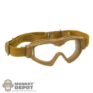 Mask: Easy Simple Mens Brown Influx Goggles