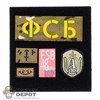 Insignia: Easy Simple 5 Piece Spetsnaz Patch Set