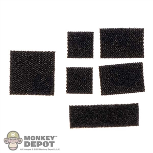 Tool: Easy Simple 6 Piece Black Velcro Set