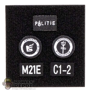 Insignia: Easy Simple Netherlands Law Enforcement Patch Set