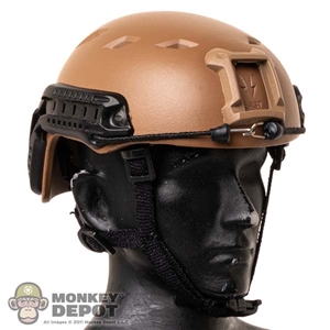 Helmet: Easy Simple Mens FDE FAST Jumpable Helmet