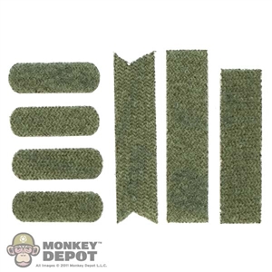 Tool: Easy Simple 7 Piece Green Velcro Set