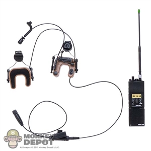 Radio: Easy Simple PRC-148 w/ UHF 400-470 MHz Antenna and COMTAC IV Headset