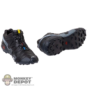 Shoes: Easy Simple Mens Molded Black Salomon Boots