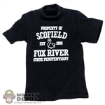 Shirt: Easy Simple Mens Black Scofield T-Shirt