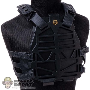 Vest: Easy Simple Mens Custom Frame Plate Carrier (Black)