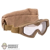 Mask: Easy Simple Mens Brown Influx Goggles w/ Cover