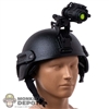 Helmet: Easy Simple Mens Black LSHZ +1 Low Cut w/ AN/PVS-14 NVG