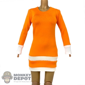 Dress: Flirty Girl Orange Dress